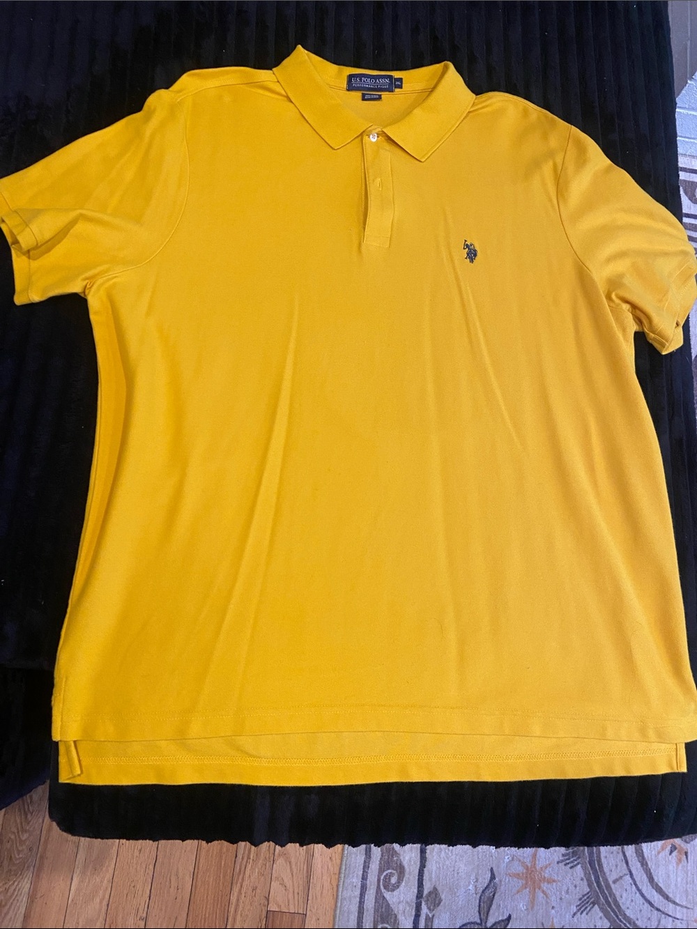 U.S. Polo Assn. Men’s Bright Yellow Short-Sleeve Polo